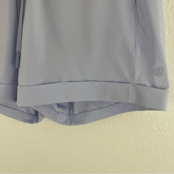 LULULEMON Berry Mist Blue Spring Break Away Short *4-Way Stretch 3" Shorts - Picture 8 of 12